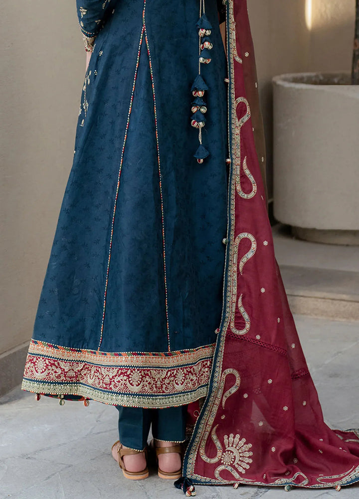 Shahkaar by Jazmin Embroidered Lawn Suits Unstitched 3 Piece JZ25SK SL25-D3 - Summer Collection