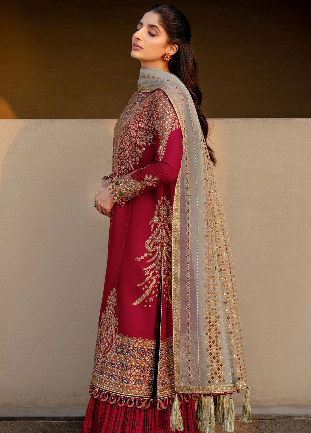 Shahkaar by Jazmin Embroidered Lawn Suits Unstitched 3 Piece JZ25SK SL25-D5 - Summer Collection