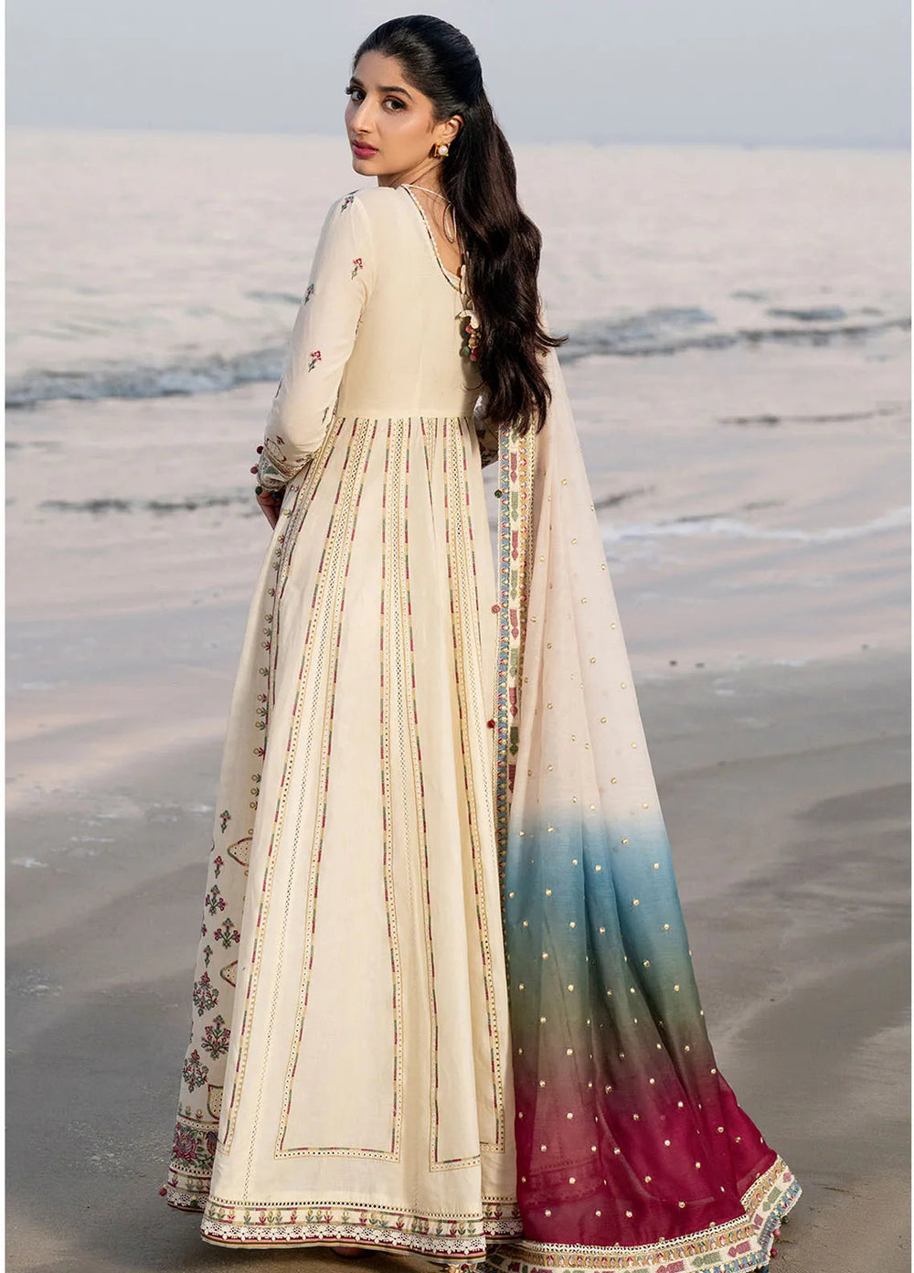 Shahkaar by Jazmin Embroidered Lawn Suits Unstitched 3 Piece JZ25SK SL25-D9 - Summer Collection