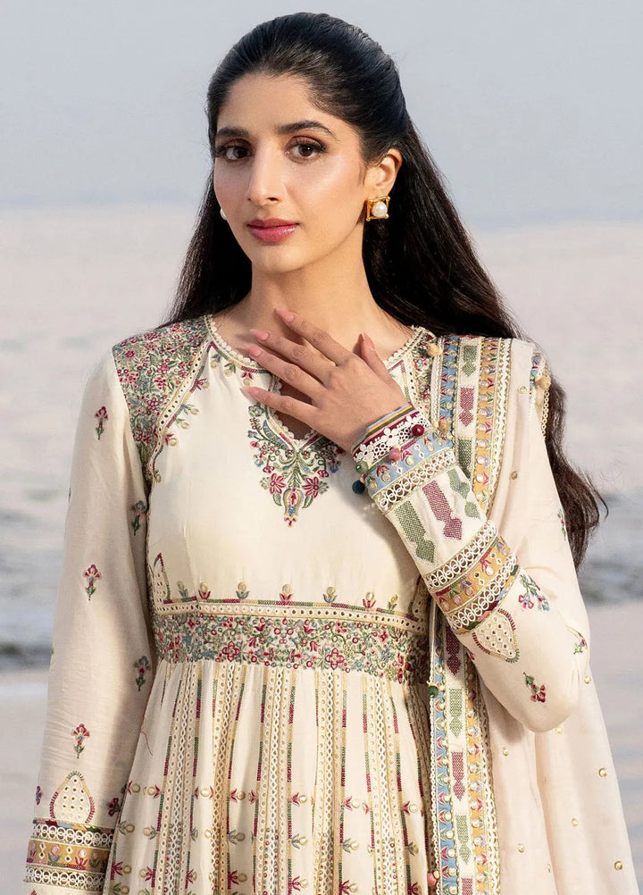 Shahkaar by Jazmin Embroidered Lawn Suits Unstitched 3 Piece JZ25SK SL25-D9 - Summer Collection