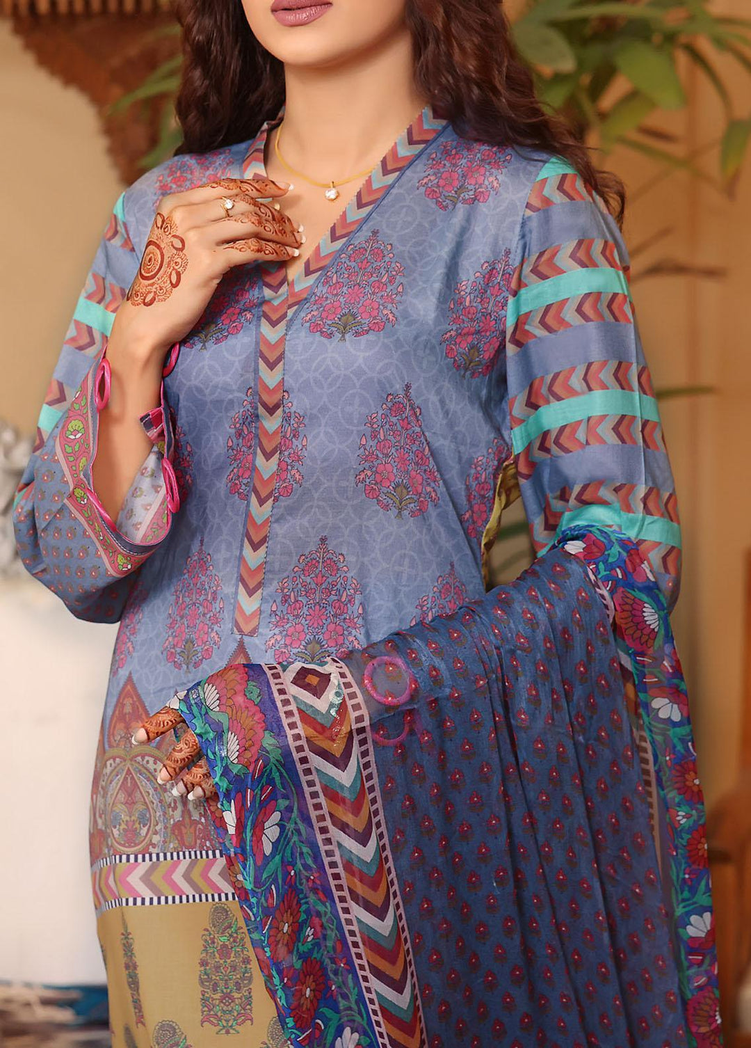 Shahkar By VS Textiles Printed Lawn Suits Unstitched 3 Piece VS23S 01 - Summer Collection