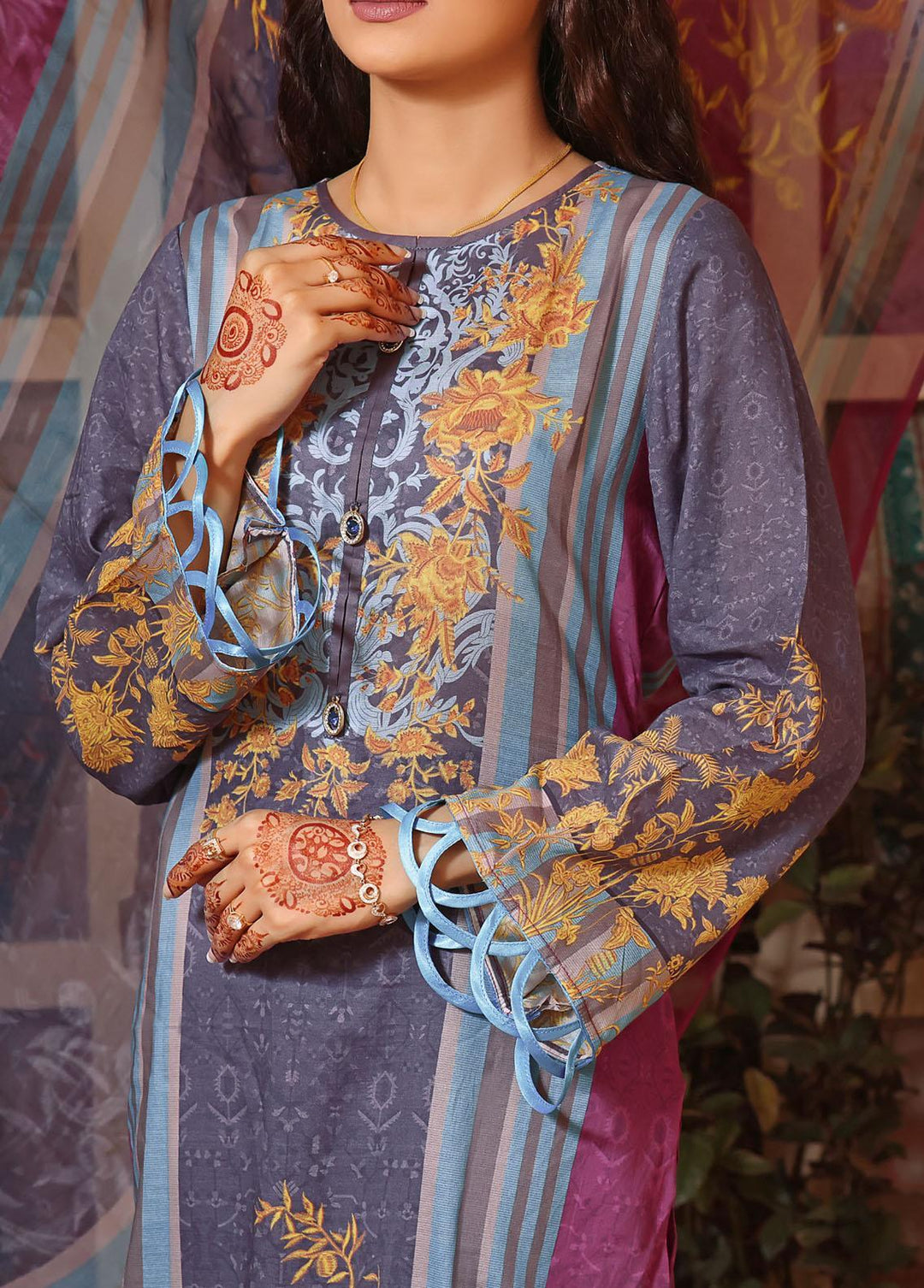 Shahkar By VS Textiles Printed Lawn Suits Unstitched 3 Piece VS23S 05 - Summer Collection