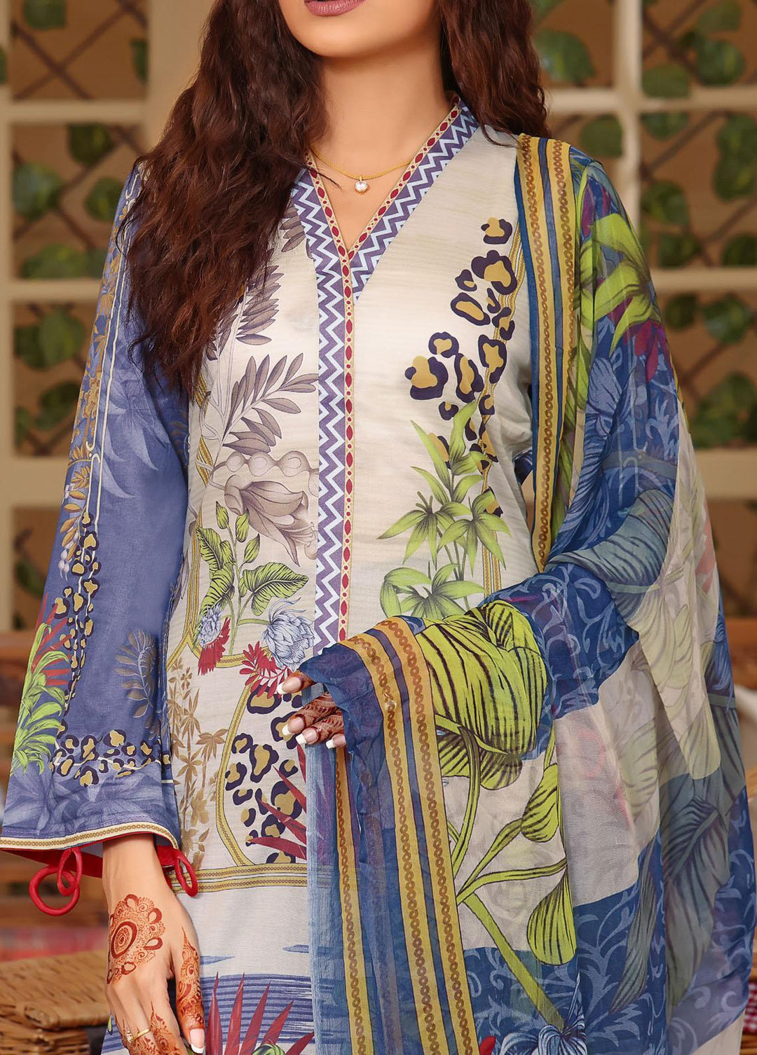 Shahkar By VS Textiles Printed Lawn Suits Unstitched 3 Piece VS23S 07 - Summer Collection