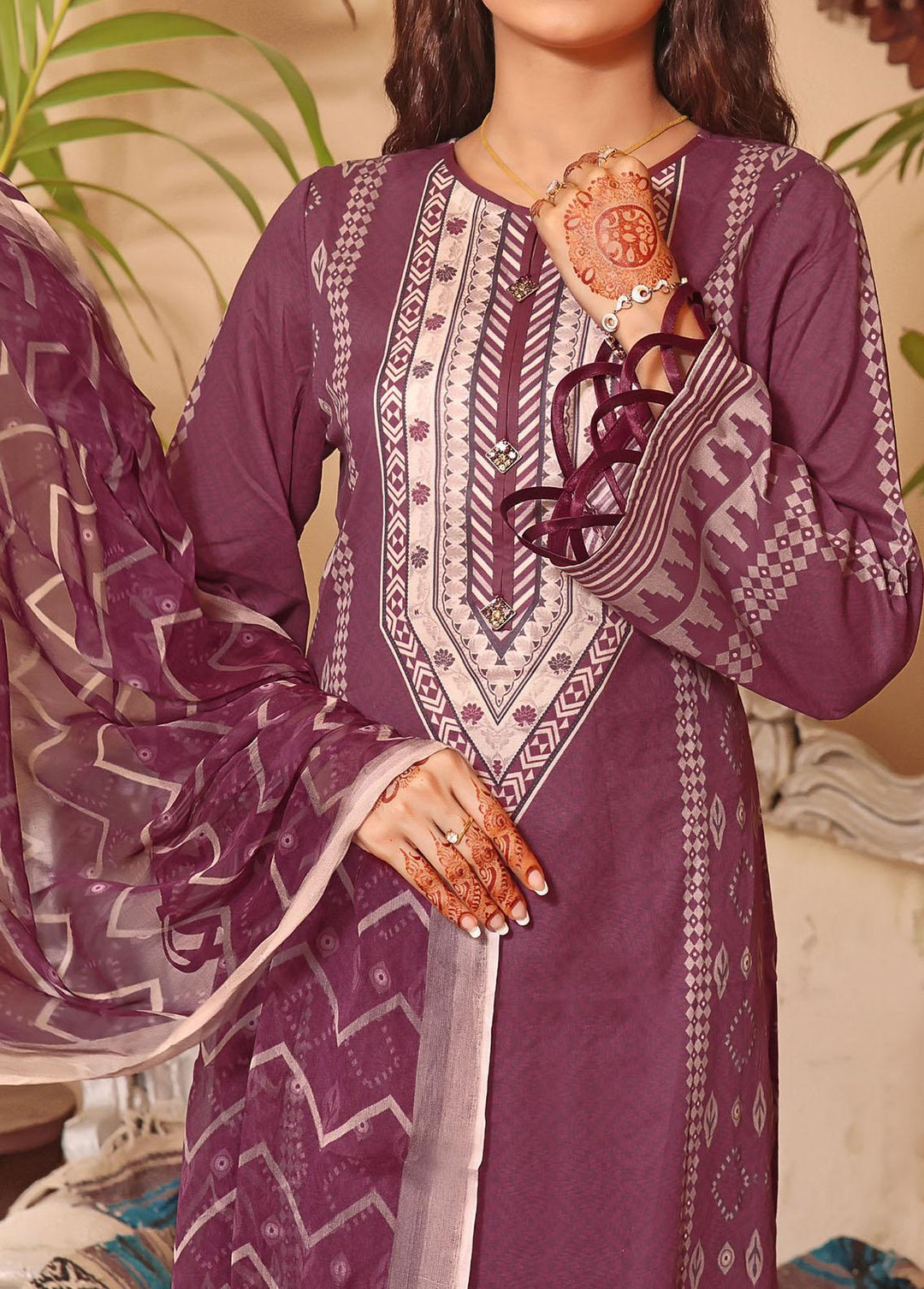 Shahkar By VS Textiles Printed Lawn Suits Unstitched 3 Piece VS23S 08 - Summer Collection