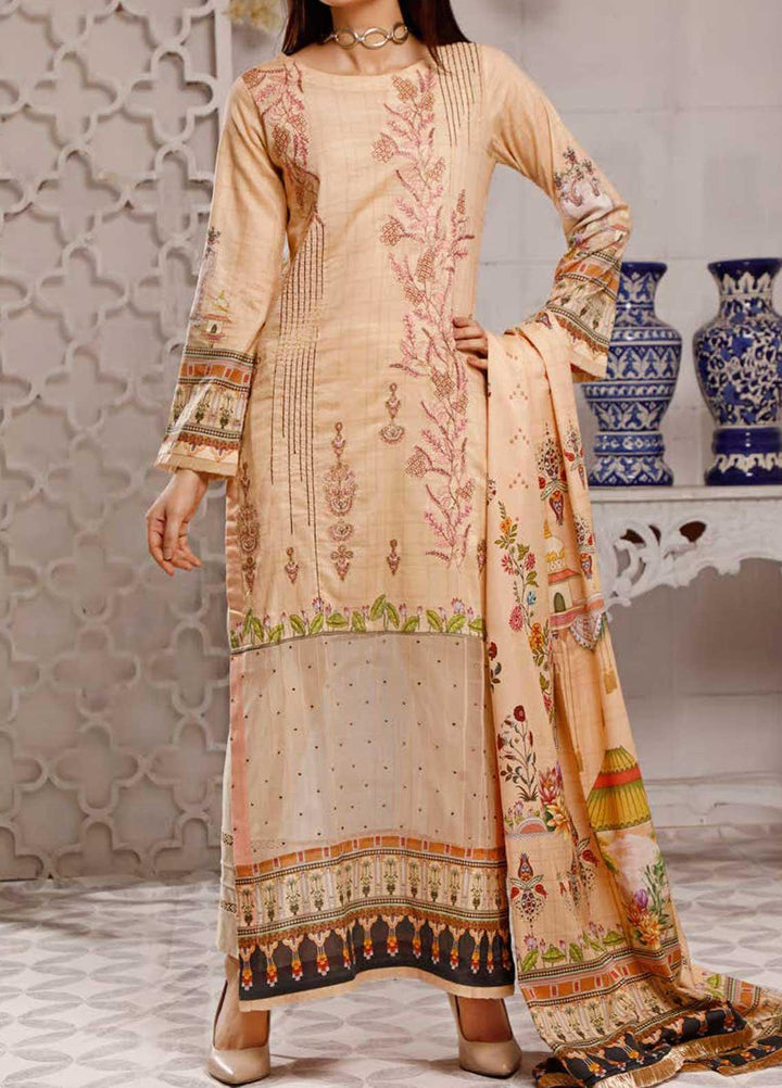 Shahkar by VS Textiles Embroidered Lawn Suits Unstitched 3 Piece VS21SK D-202 - Summer Collection
