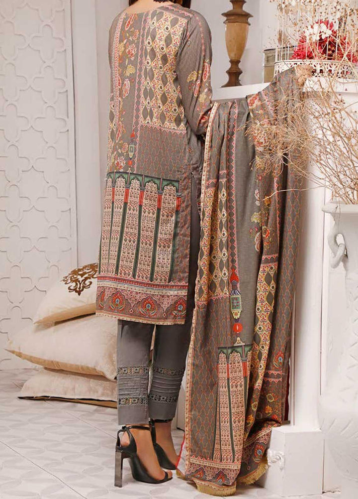 Shahkar by VS Textiles Embroidered Lawn Suits Unstitched 3 Piece VS21SK D-205 - Summer Collection