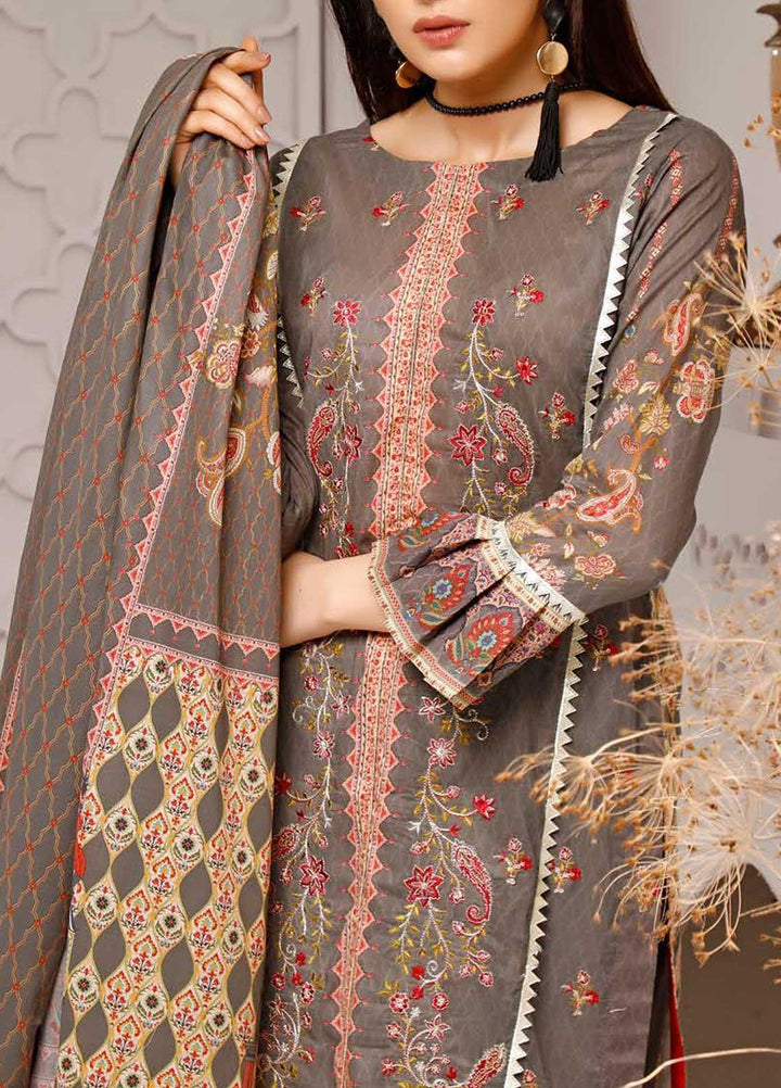 Shahkar by VS Textiles Embroidered Lawn Suits Unstitched 3 Piece VS21SK D-205 - Summer Collection