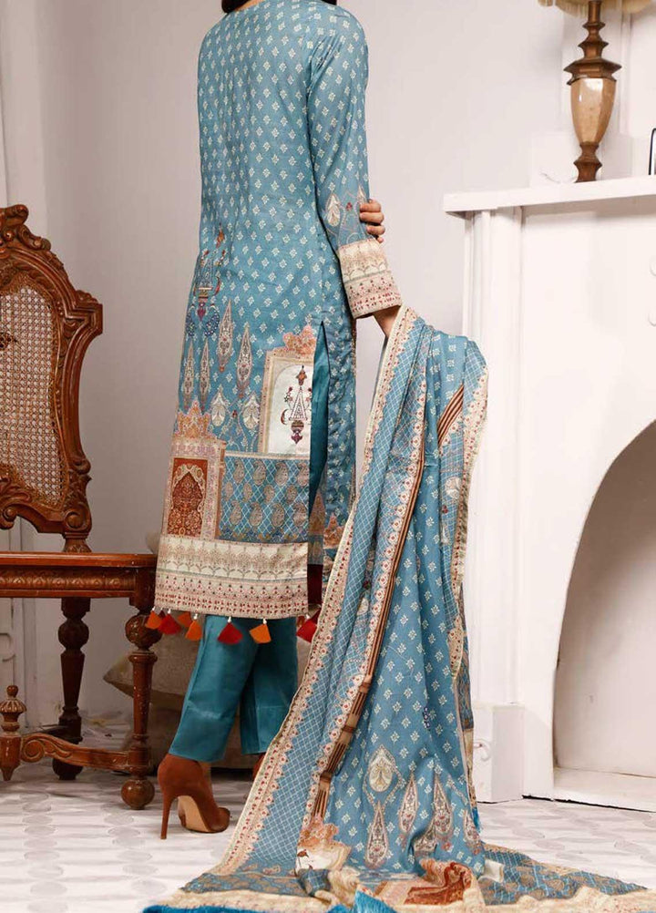 Shahkar by VS Textiles Embroidered Lawn Suits Unstitched 3 Piece VS21SK D-206 - Summer Collection