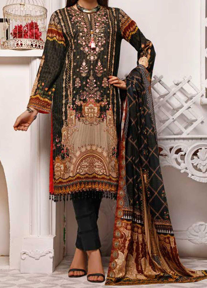 Shahkar by VS Textiles Embroidered Lawn Suits Unstitched 3 Piece VS21SK D-207 - Summer Collection
