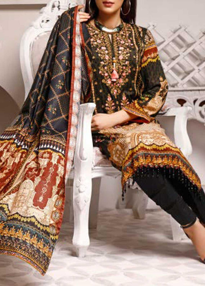 Shahkar by VS Textiles Embroidered Lawn Suits Unstitched 3 Piece VS21SK D-207 - Summer Collection