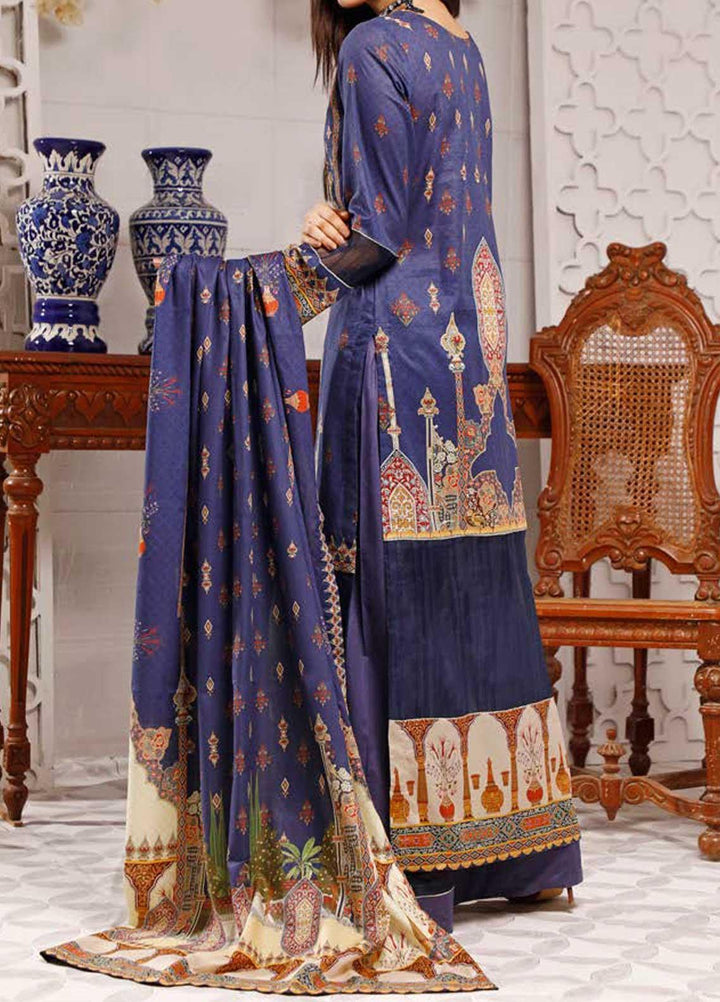 Shahkar by VS Textiles Embroidered Lawn Suits Unstitched 3 Piece VS21SK D-209 - Summer Collection