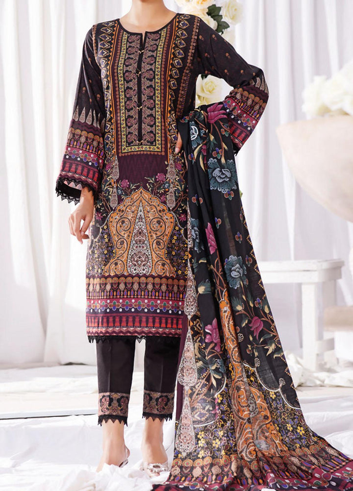 Shahkar by VS Textiles Printed Khaddar Suits Unstitched 3 Piece VS21SHK D-102 - Winter Collection