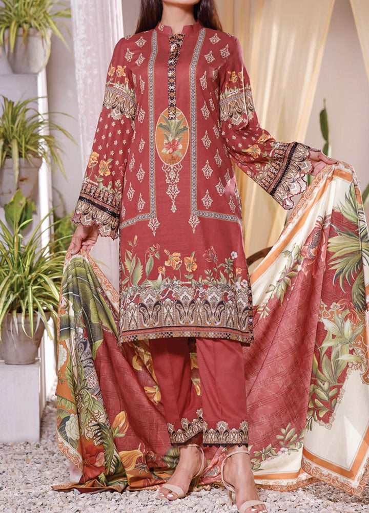 Shahkar by VS Textiles Printed Khaddar Suits Unstitched 3 Piece VS21SHK D-105 - Winter Collection