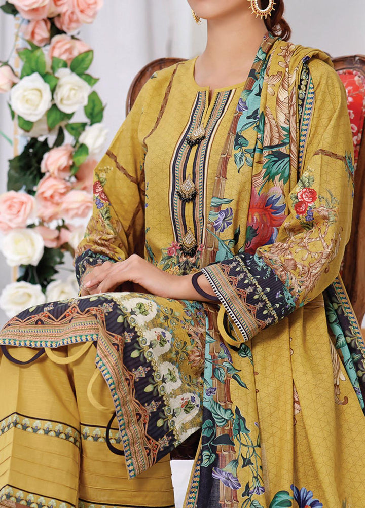 Shahkar by VS Textiles Printed Khaddar Suits Unstitched 3 Piece VS21SHK D-107 - Winter Collection