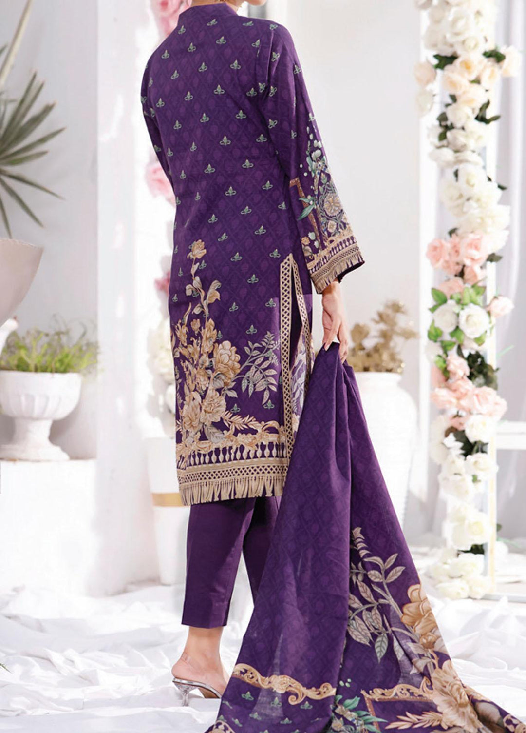 Shahkar by VS Textiles Printed Khaddar Suits Unstitched 3 Piece VS21SHK D-108 - Winter Collection