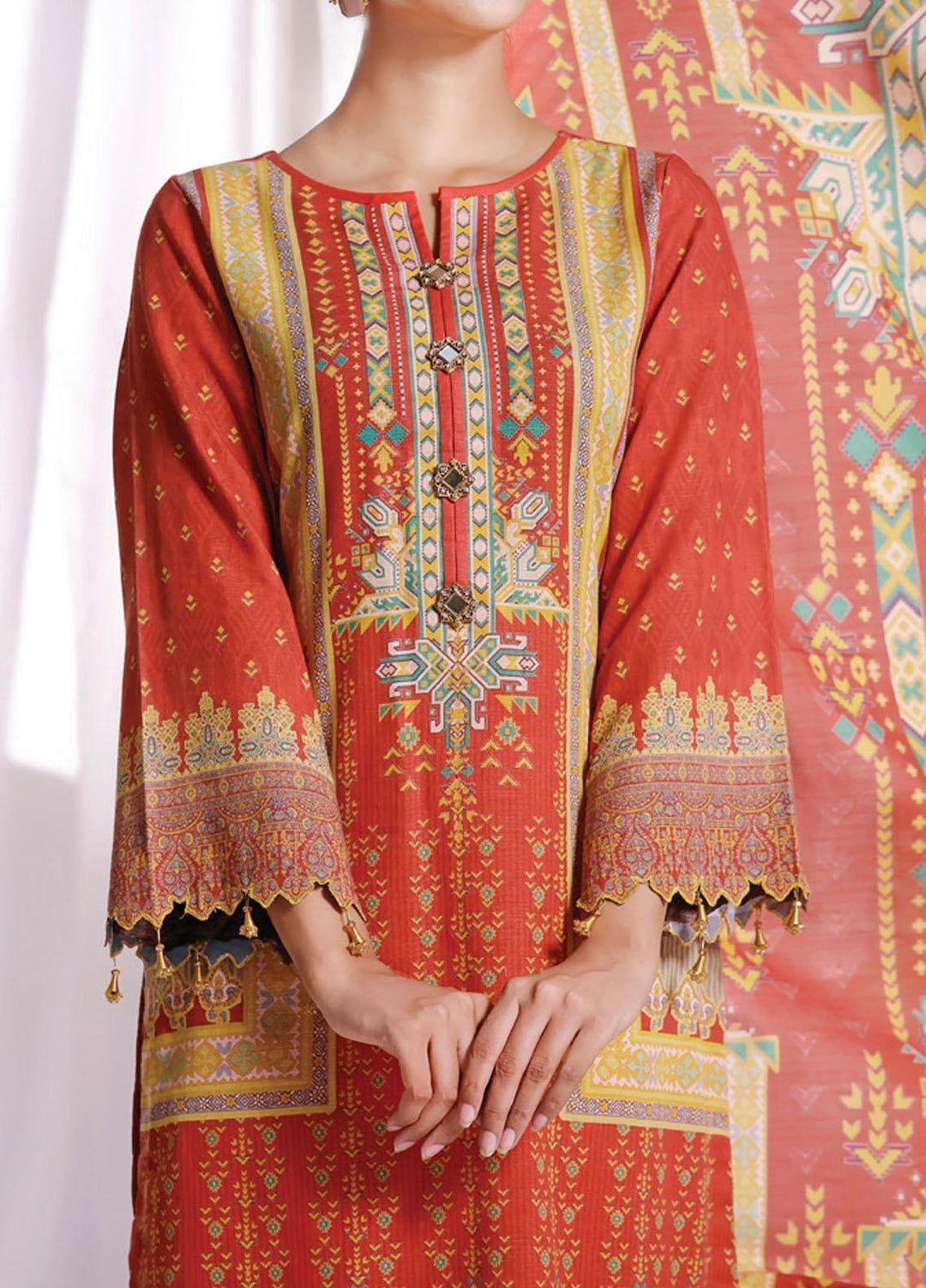 Shahkar by VS Textiles Printed Khaddar Suits Unstitched 3 Piece VS21SHK D-110 - Winter Collection