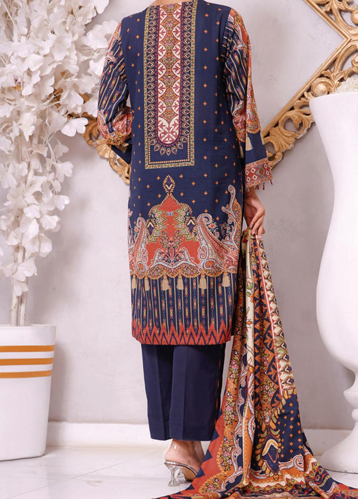 Shahkar by VS Textiles Printed Khaddar Suits Unstitched 3 Piece VS21SHK D-113 - Winter Collection