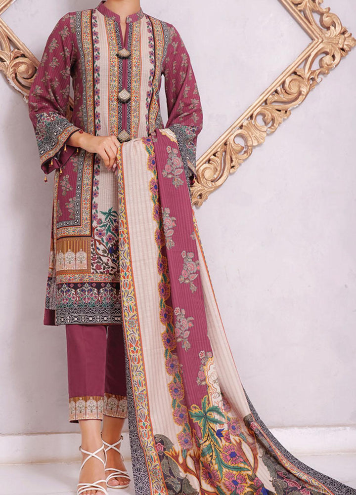 Shahkar by VS Textiles Printed Khaddar Suits Unstitched 3 Piece VS21SHK D-114 - Winter Collection