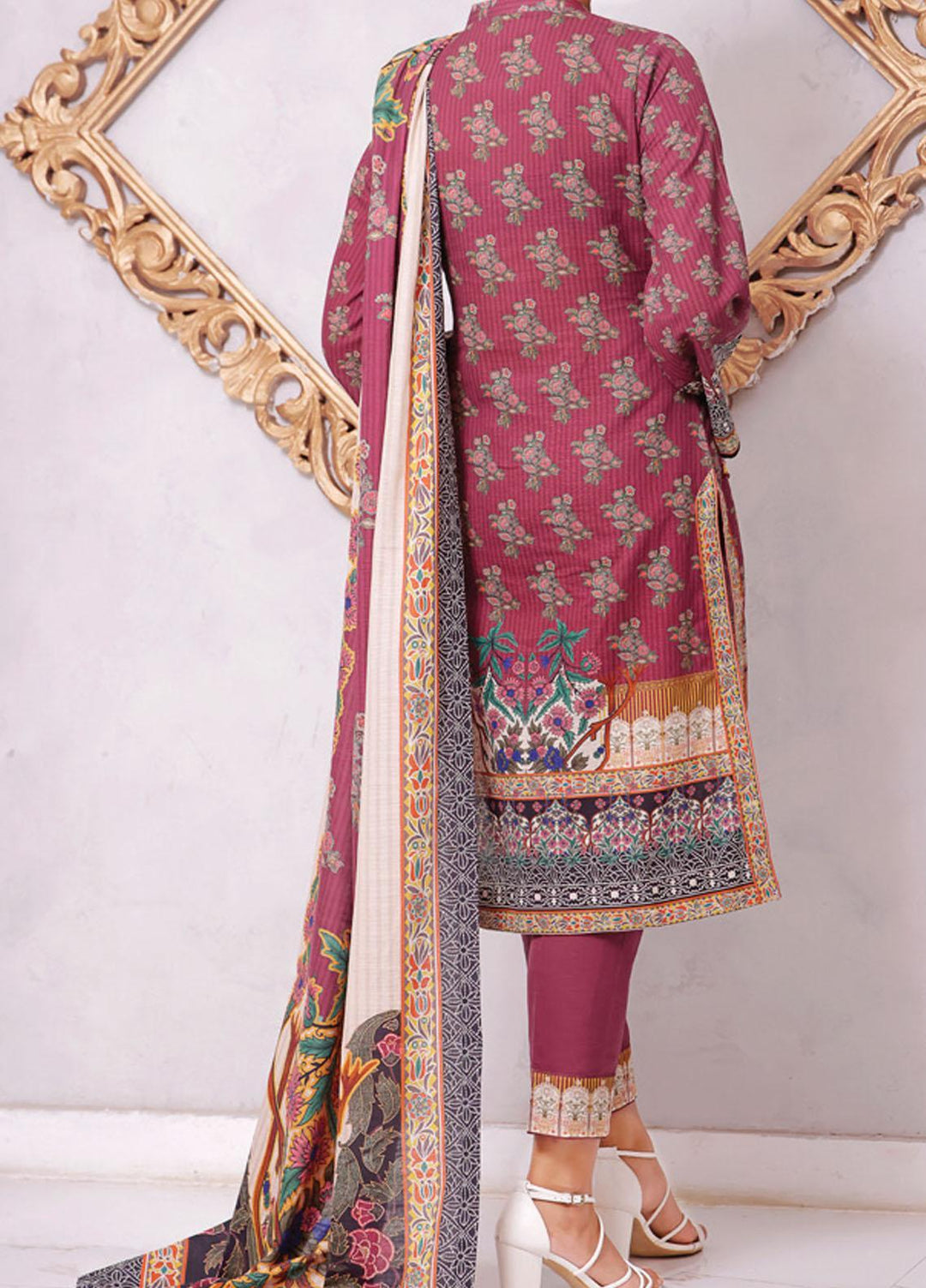 Shahkar by VS Textiles Printed Khaddar Suits Unstitched 3 Piece VS21SHK D-114 - Winter Collection