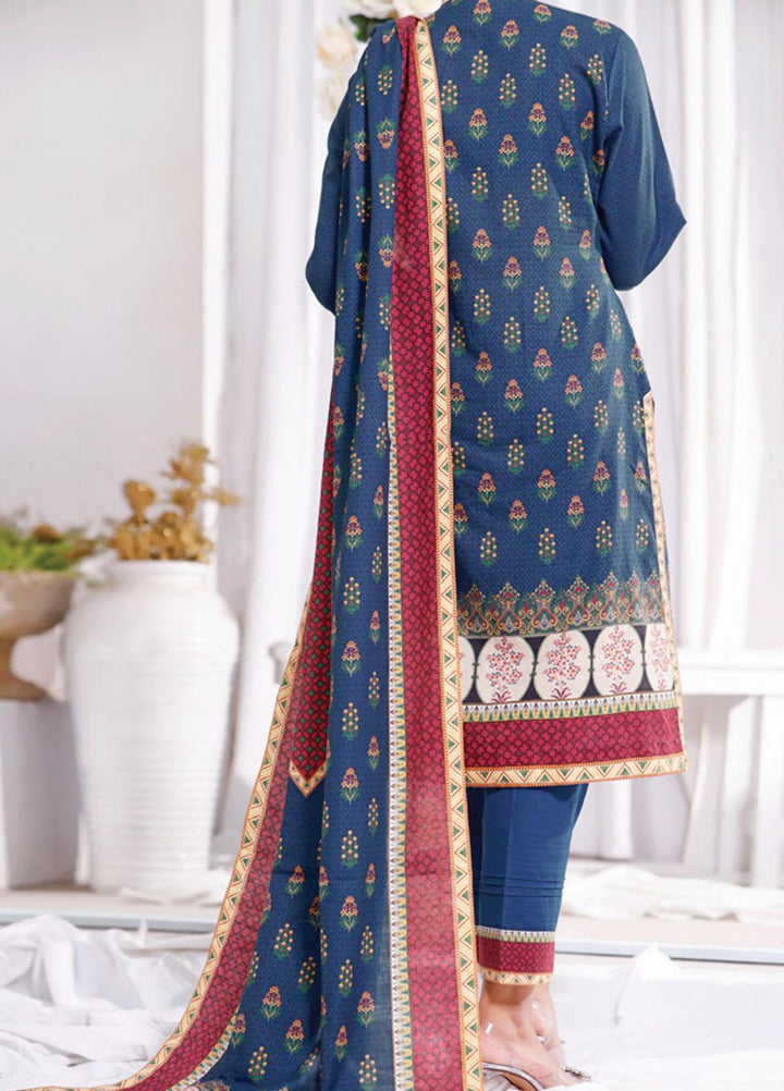 Shahkar by VS Textiles Printed Khaddar Suits Unstitched 3 Piece VS21SHK D-115 - Winter Collection