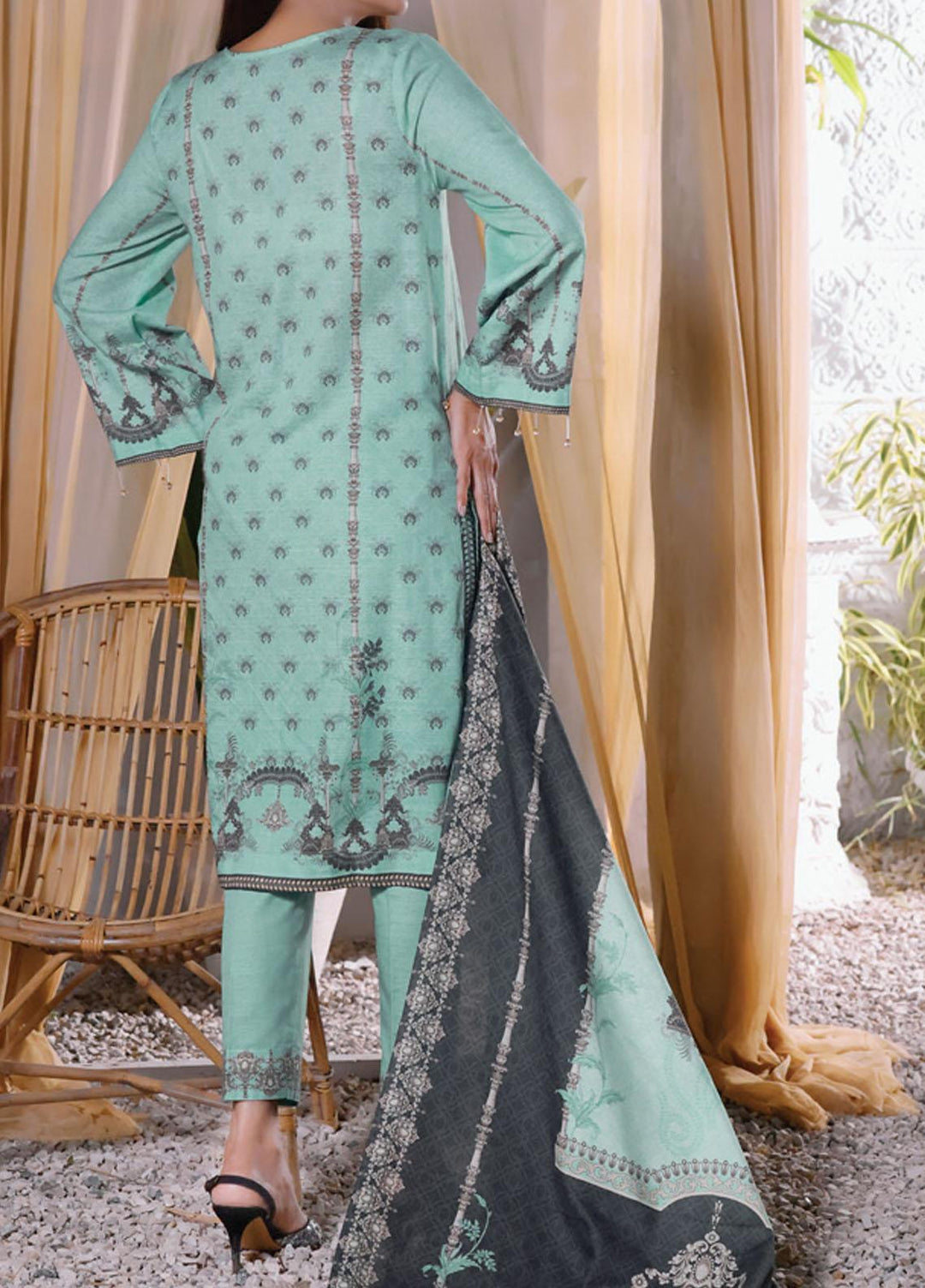 Shahkar by VS Textiles Printed Khaddar Suits Unstitched 3 Piece VS21SHK D-116 - Winter Collection