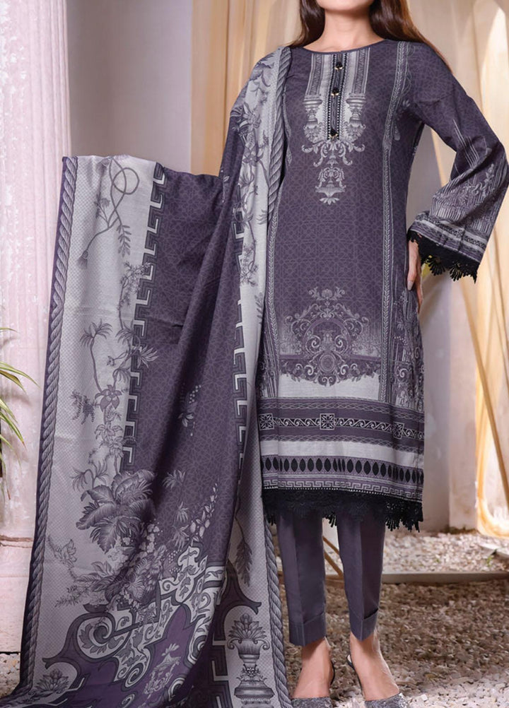 Shahkar by VS Textiles Printed Khaddar Suits Unstitched 3 Piece VS21SHK D-118 - Winter Collection