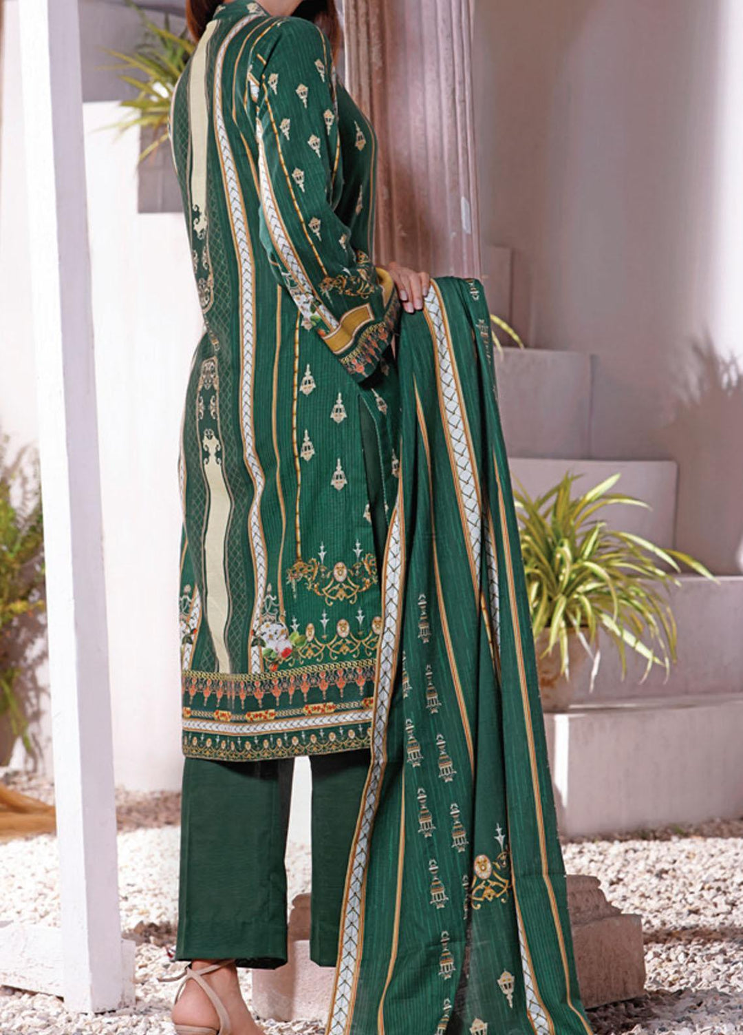 Shahkar by VS Textiles Printed Khaddar Suits Unstitched 3 Piece VS21SHK D-119 - Winter Collection