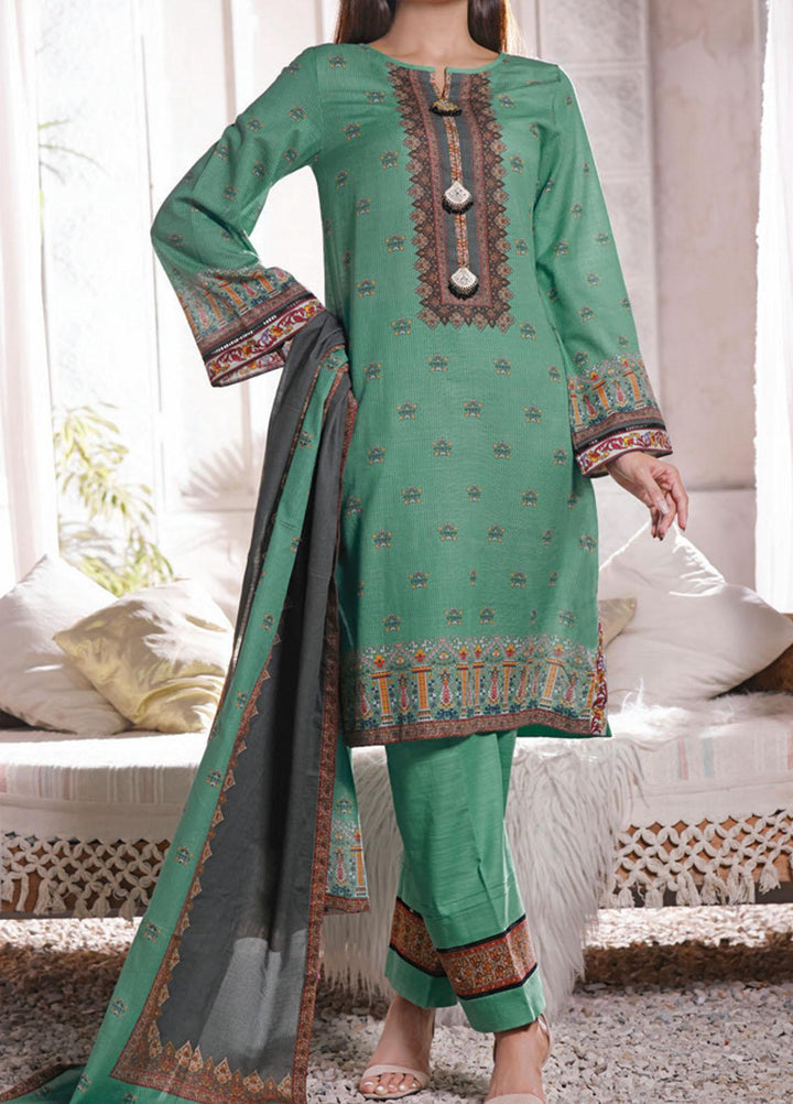 Shahkar by VS Textiles Printed Khaddar Suits Unstitched 3 Piece VS21SHK D-120 - Winter Collection
