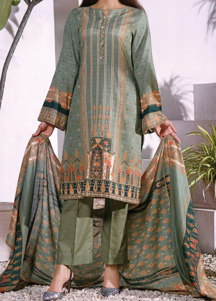 Shahkar by VS Textiles Printed Khaddar Suits Unstitched 3 Piece VS21SHK D-122 - Winter Collection