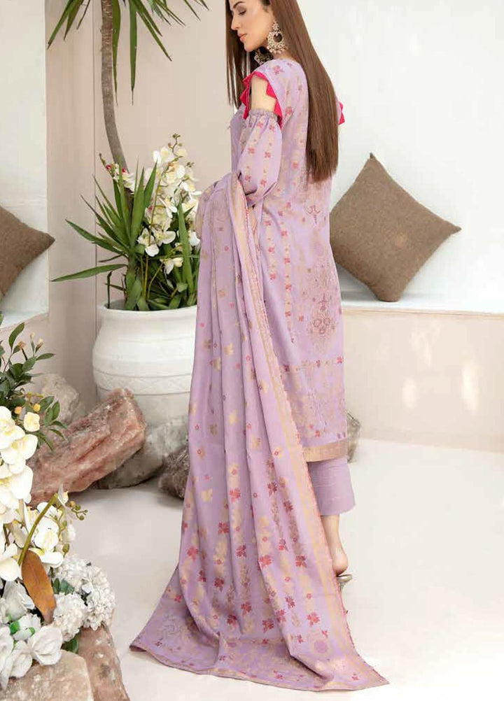 Shahnameh by Riaz Arts Broschia Banarsi Lawn Suits Unstitched 3 Piece RA21-SB2 26 - Summer Collection