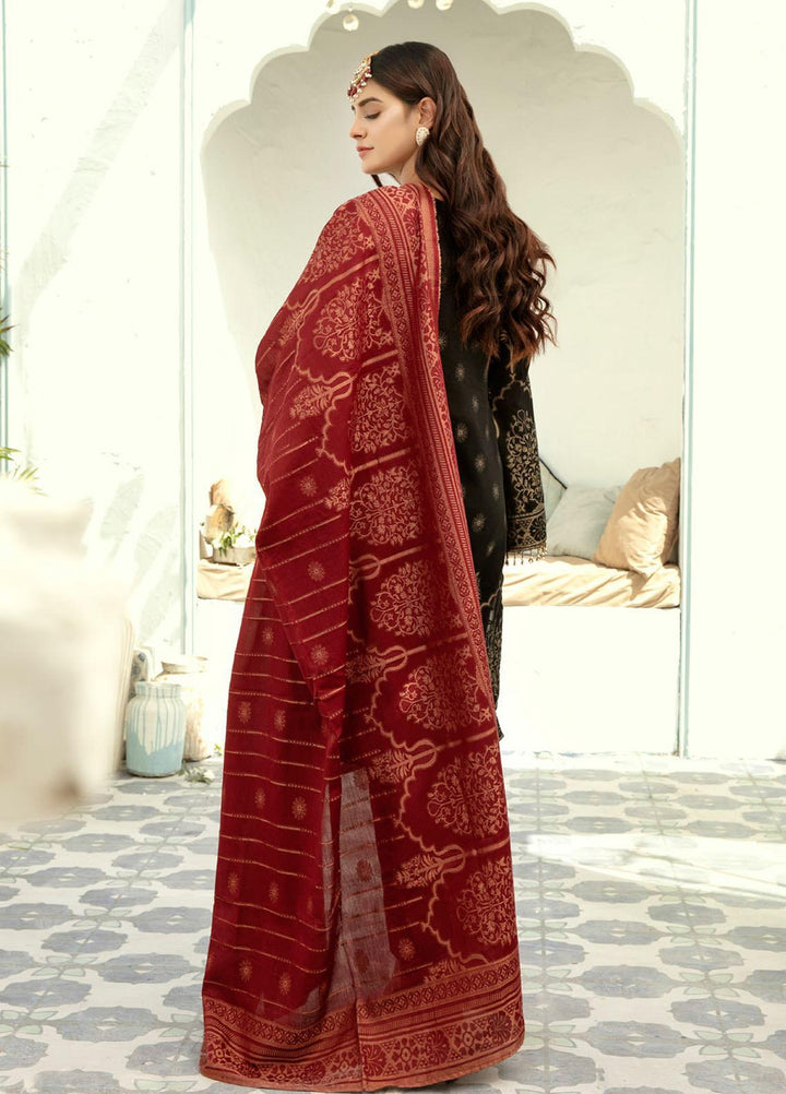 Shahnameh by Riaz Arts Banarsi Lawn Suits Unstitched 3 Piece RA21SB D-17 - Summer Collection