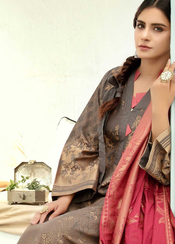 Shahnameh by Riaz Arts Banarsi Lawn Suits Unstitched 3 Piece RA21SB D-19 - Summer Collection