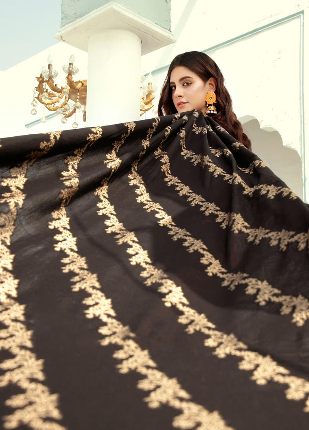 Shahnameh by Riaz Arts Banarsi Lawn Suits Unstitched 3 Piece RA21SB D-20 - Summer Collection