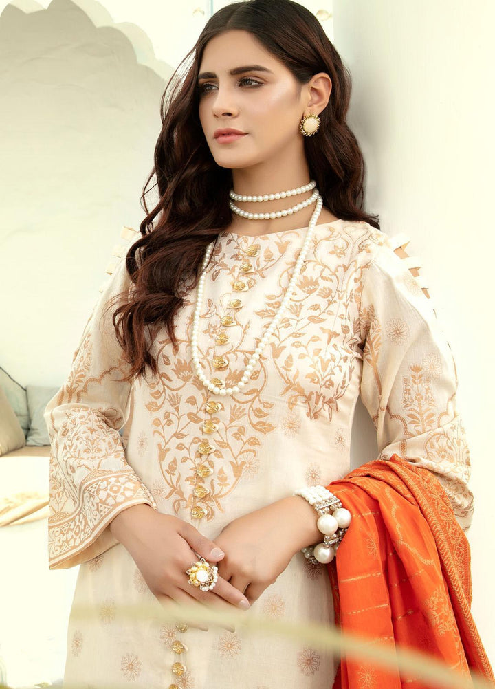 Shahnameh by Riaz Arts Banarsi Lawn Suits Unstitched 3 Piece RA21SB D-24 - Summer Collection