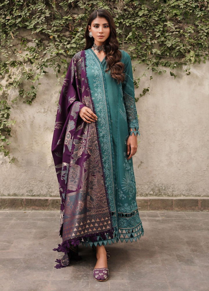Shahtoosh By Jazmin Embroidered Khaddar Suits Unstitched 3 Piece JZ22SW 03 Samaa - Winter Collection