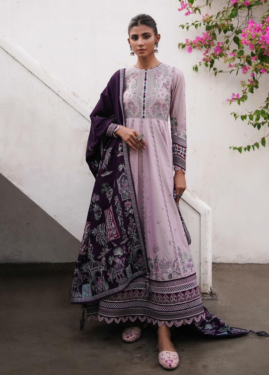 Shahtoosh By Jazmin Embroidered Khaddar Suits Unstitched 3 Piece JZ22SW 05 Qasr - Winter Collection