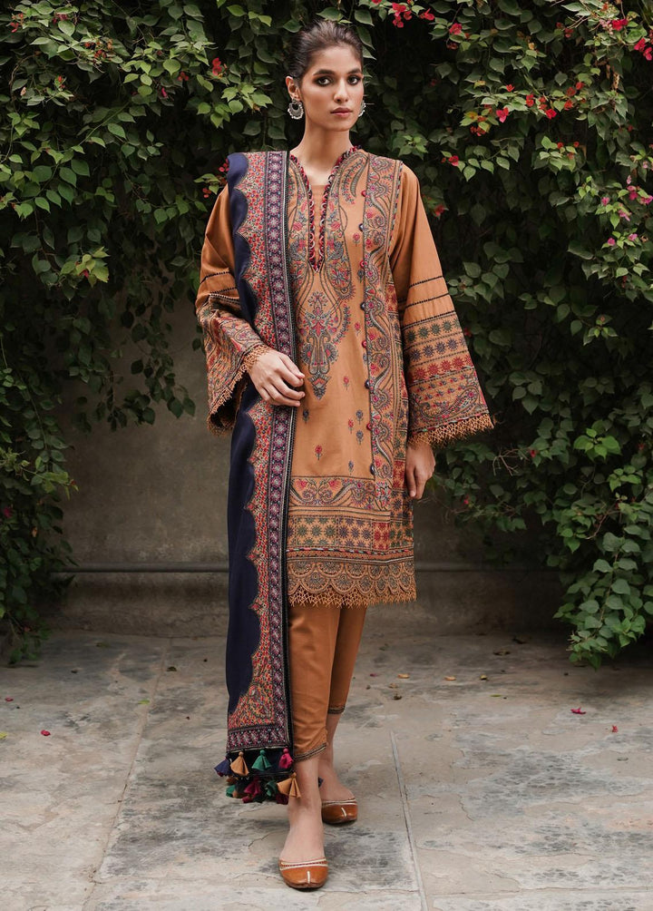 Shahtoosh By Jazmin Embroidered Khaddar Suits Unstitched 3 Piece JZ22SW 06 Zeest - Winter Collection