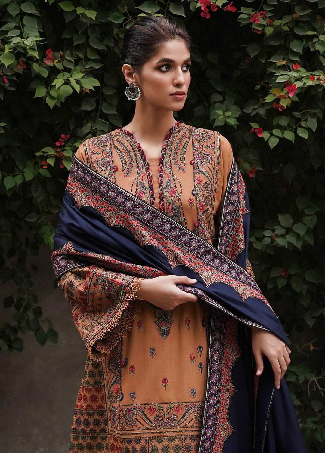 Shahtoosh By Jazmin Embroidered Khaddar Suits Unstitched 3 Piece JZ22SW 06 Zeest - Winter Collection