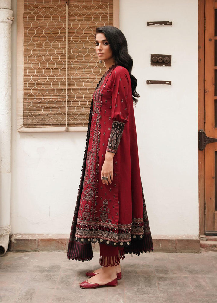 Shahtoosh By Jazmin Embroidered Khaddar Suits Unstitched 3 Piece JZ22SW 07 Sabuhi - Winter Collection