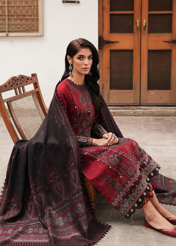Shahtoosh By Jazmin Embroidered Khaddar Suits Unstitched 3 Piece JZ22SW 07 Sabuhi - Winter Collection