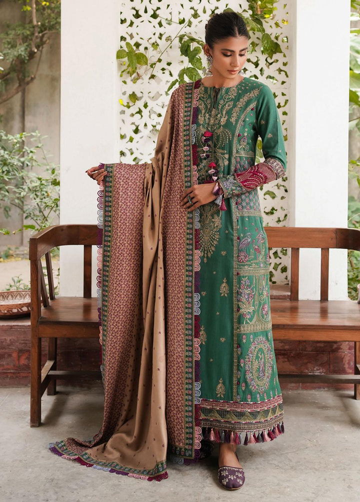 Shahtoosh By Jazmin Embroidered Khaddar Suits Unstitched 3 Piece JZ22SW 08 Rabt - Winter Collection