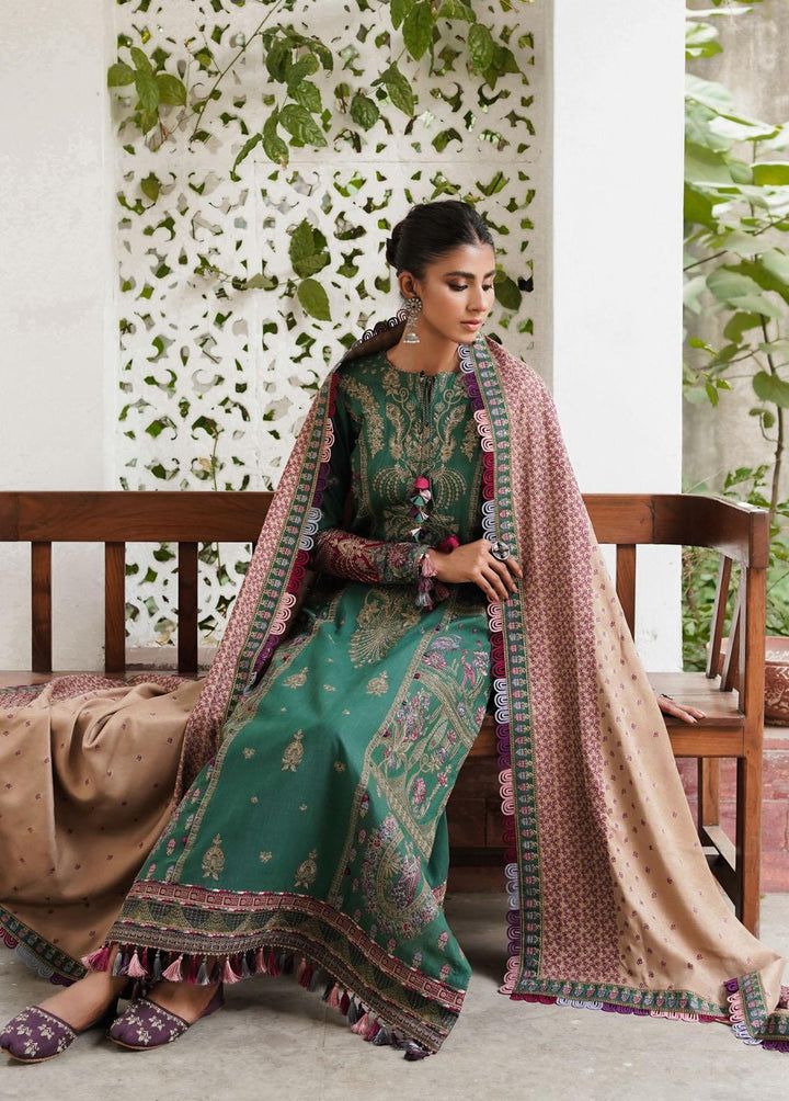 Shahtoosh By Jazmin Embroidered Khaddar Suits Unstitched 3 Piece JZ22SW 08 Rabt - Winter Collection