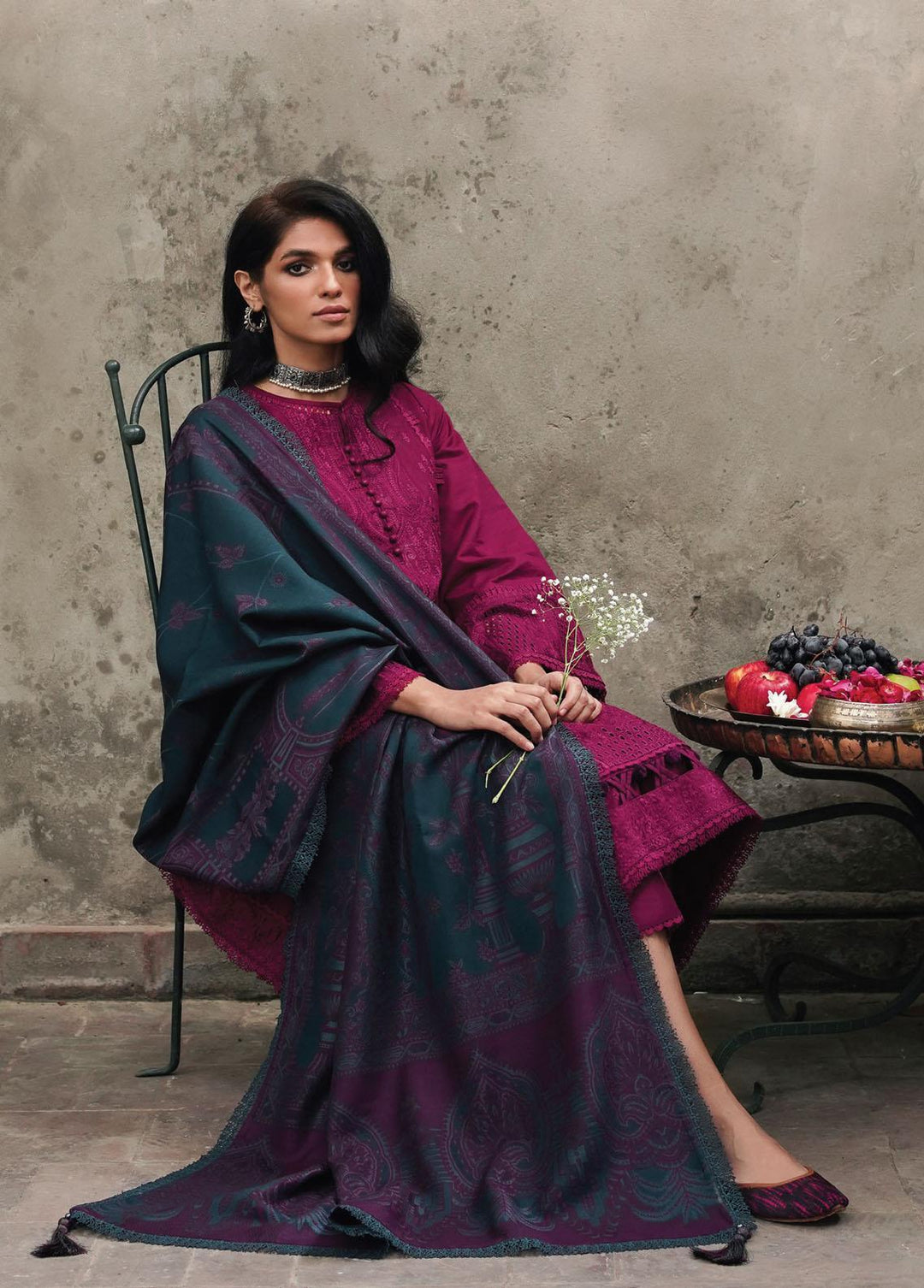 Shahtoosh By Jazmin Embroidered Khaddar Suits Unstitched 3 Piece JZ22SW 09 Johi - Winter Collection