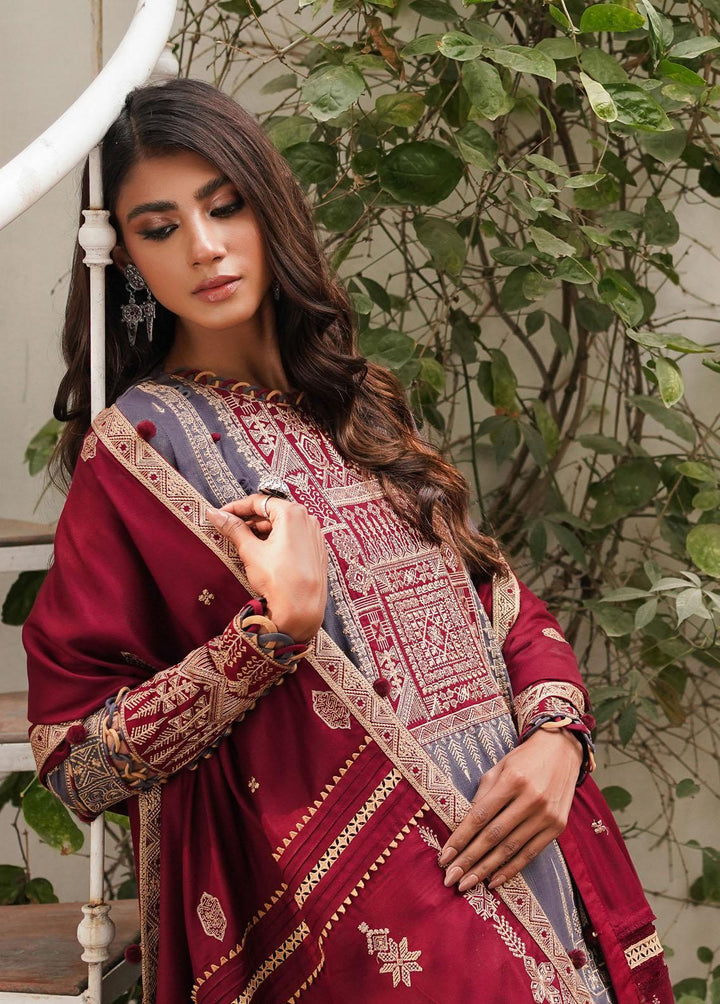 Shahtoosh By Jazmin Embroidered Khaddar Suits Unstitched 3 Piece JZ22SW 10 Nazmil - Winter Collection