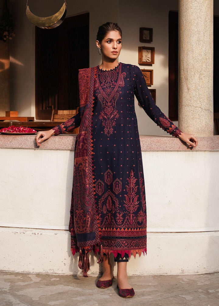 Shahtoosh By Jazmin Embroidered Khaddar Suits Unstitched 3 Piece JZ22SW 11 Abeer - Winter Collection