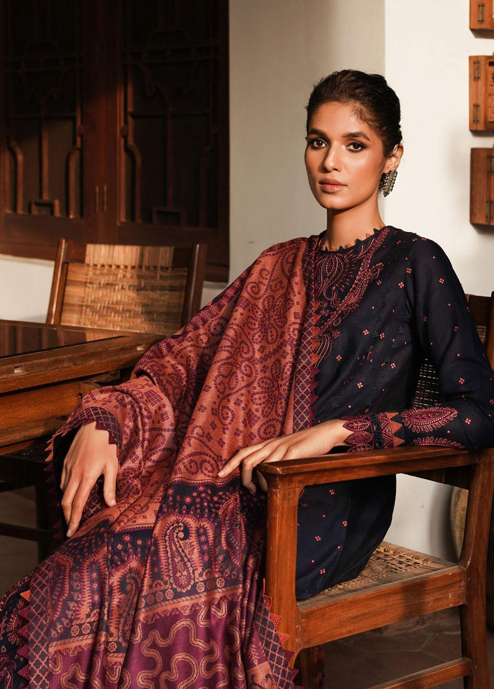 Shahtoosh By Jazmin Embroidered Khaddar Suits Unstitched 3 Piece JZ22SW 11 Abeer - Winter Collection