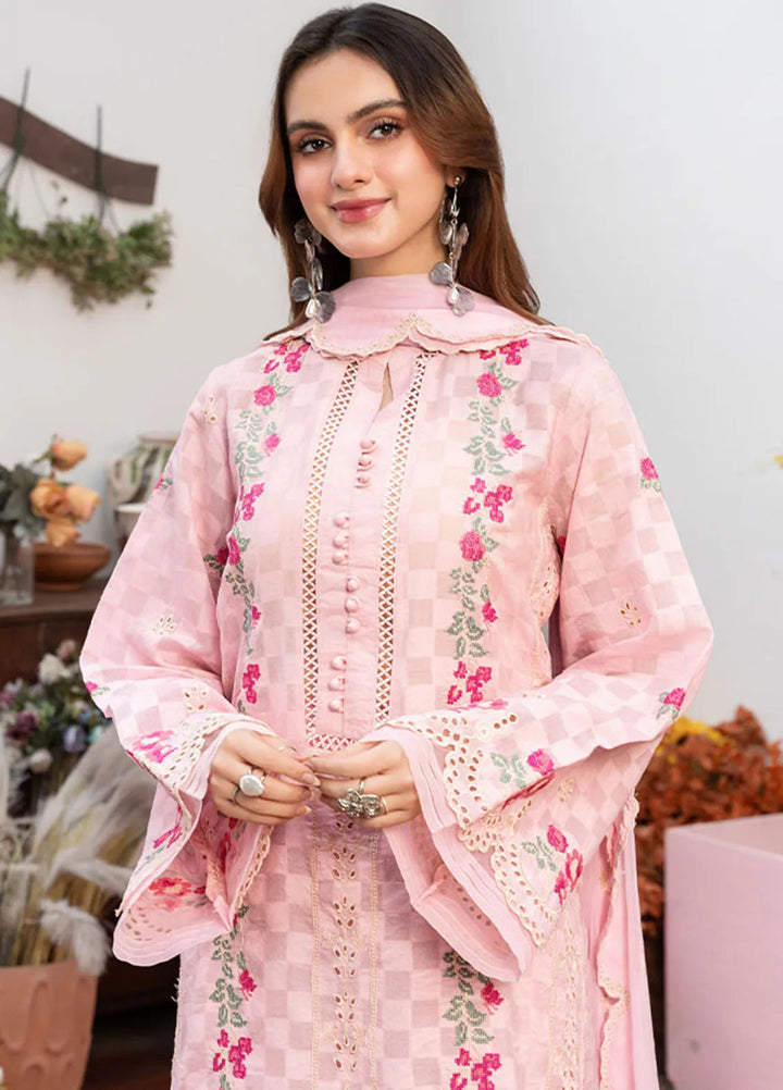 Shahzeb Textiles Embroidered Lawn Suits Unstitched 3 Piece ST25MS D-05 - Summer Collection