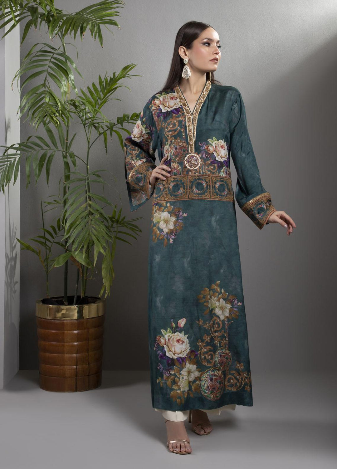 Shamaeel Ansari Luxury Pret  Silk 2 Piece Suit AFS 02