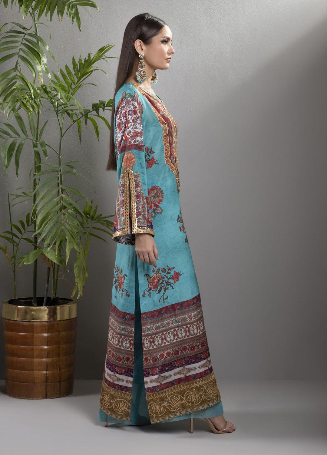Shamaeel Ansari Luxury Pret  Silk 2 Piece Suit AFS 03