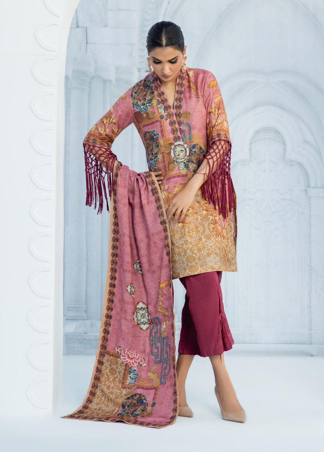 Shamaeel Ansari Pret Casual Cotton Silk Kurti SHA23EP ECK-05